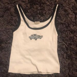 BRANDY MELVILLE SHEENA RARE MOTOR SHOW TANK TOP